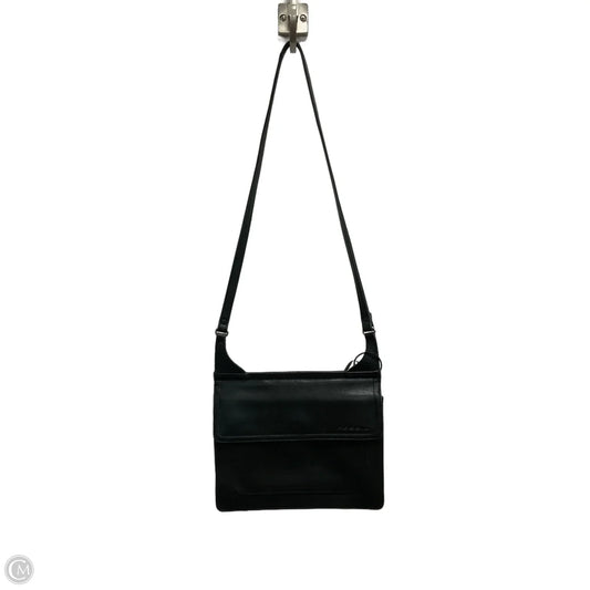 Handbag Leather By Fossil, Size: Medium