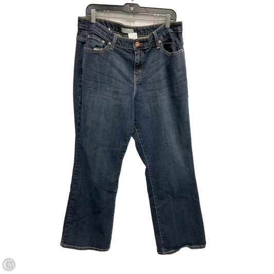 Jeans Boot Cut By Levis In Blue Denim, Size: 10