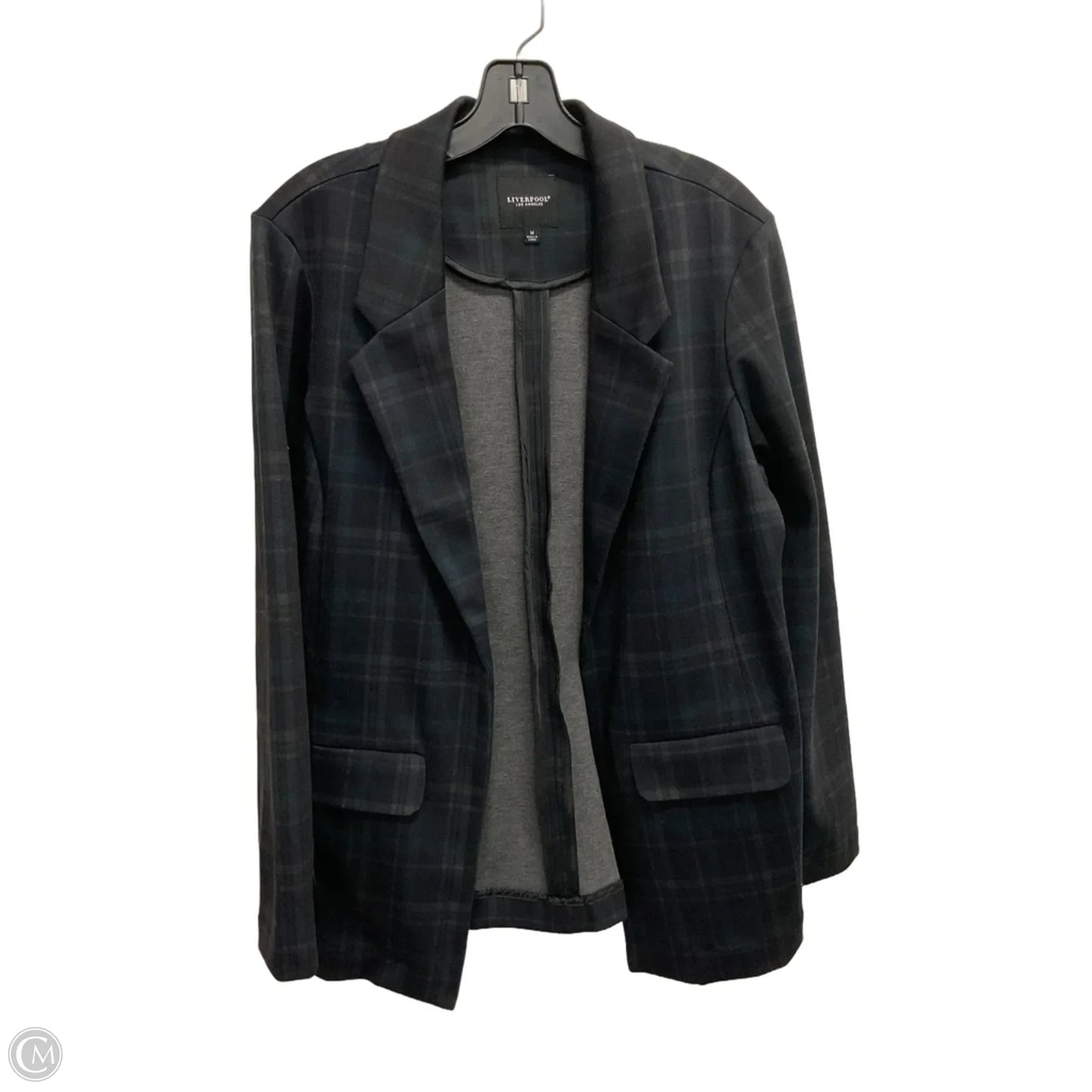 Blazer By Liverpool In Plaid Pattern, Size: M