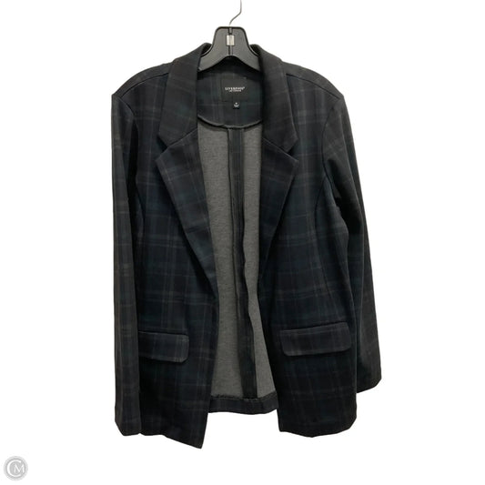 Blazer By Liverpool In Plaid Pattern, Size: M