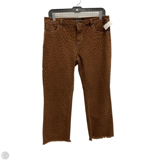 Jeans Straight By Liverpool In Animal Print, Size: 6