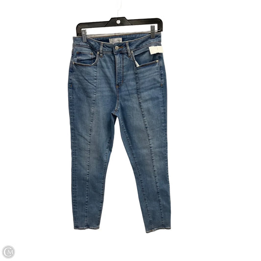 Jeans Straight By Loft In Blue Denim, Size: 6