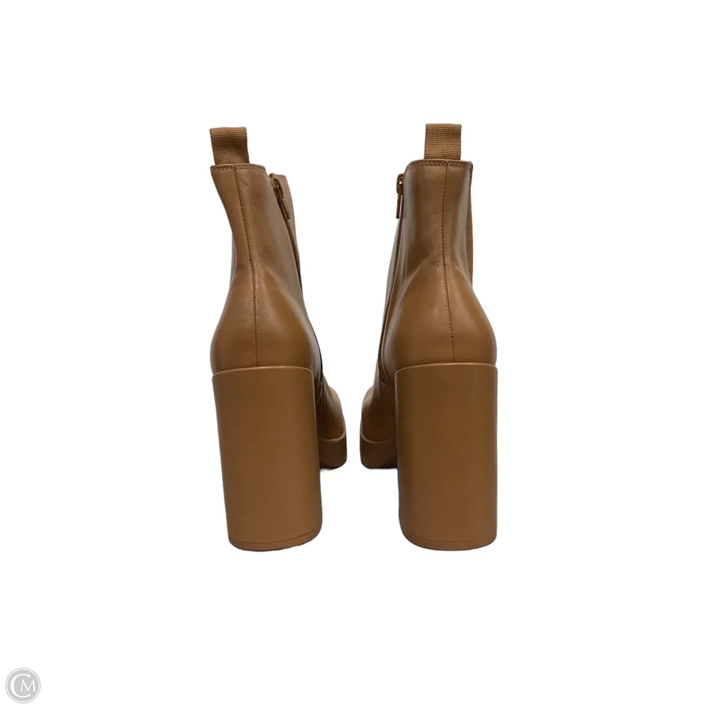 Boots Ankle Heels By Gianni Bini In Brown, Size: 8.5