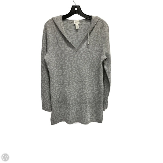 Sweater By Zenergy By Chicos In Grey, Size: S