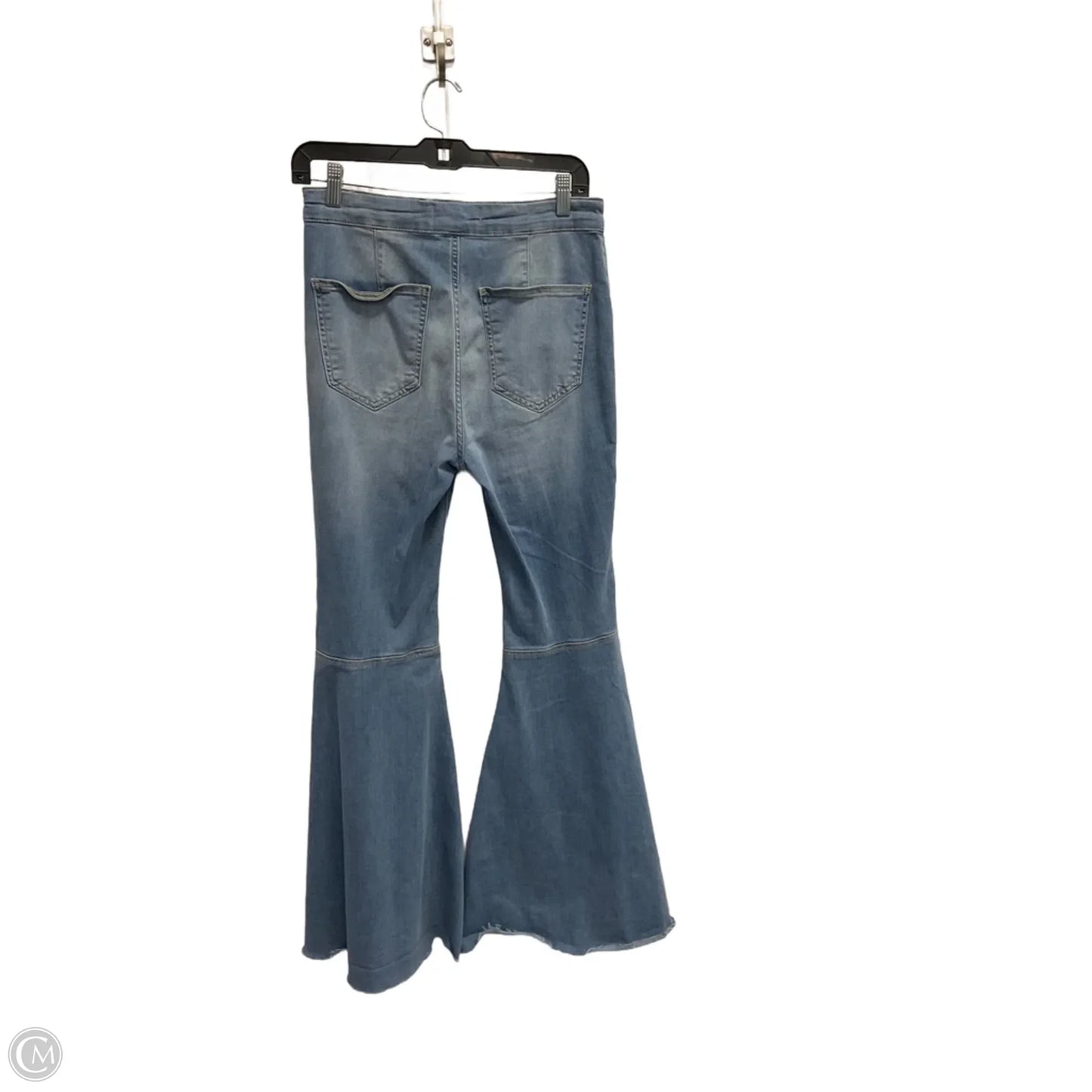 Jeans Flared By Free People In Blue Denim, Size: 6