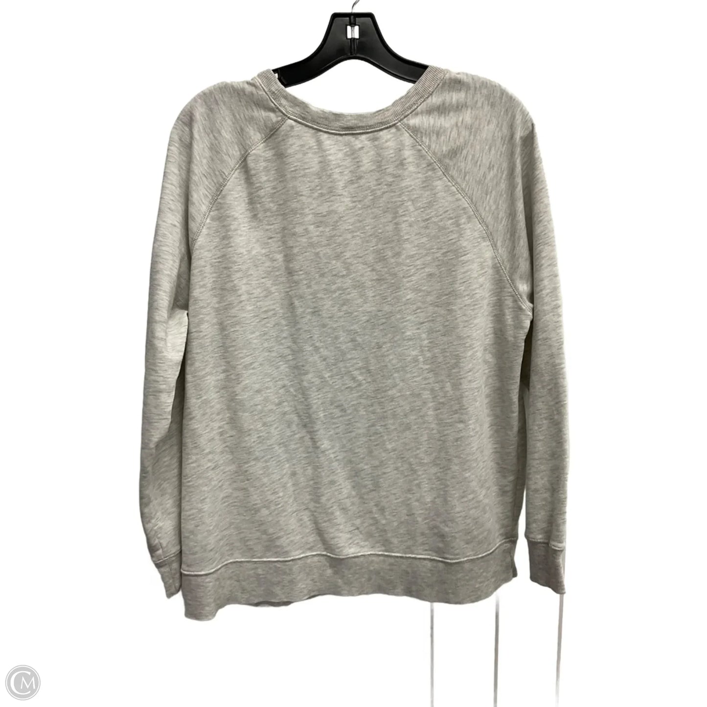 Sweatshirt Crewneck By Old Navy In Grey, Size: L