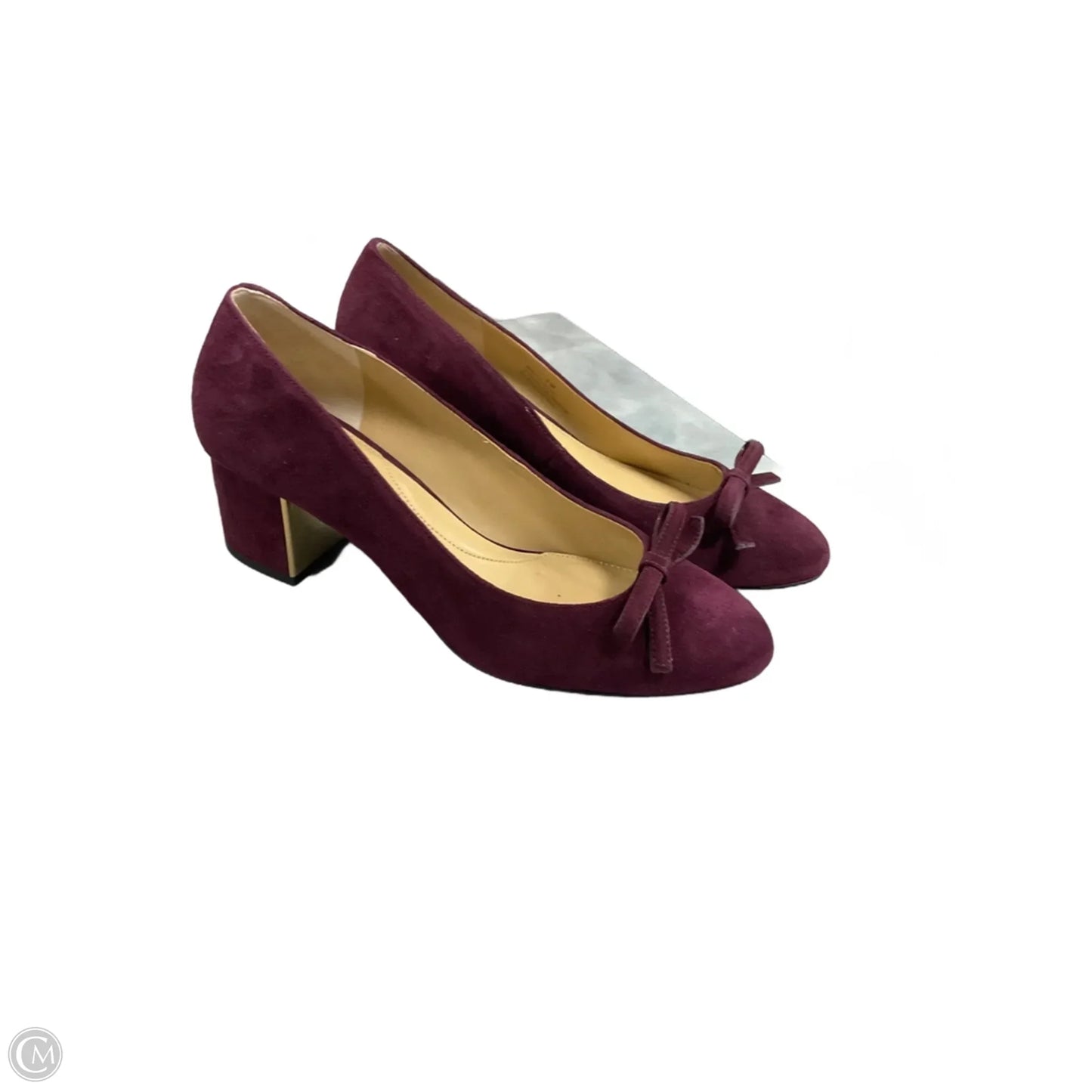 Shoes Heels Block By Talbots In Purple, Size: 8