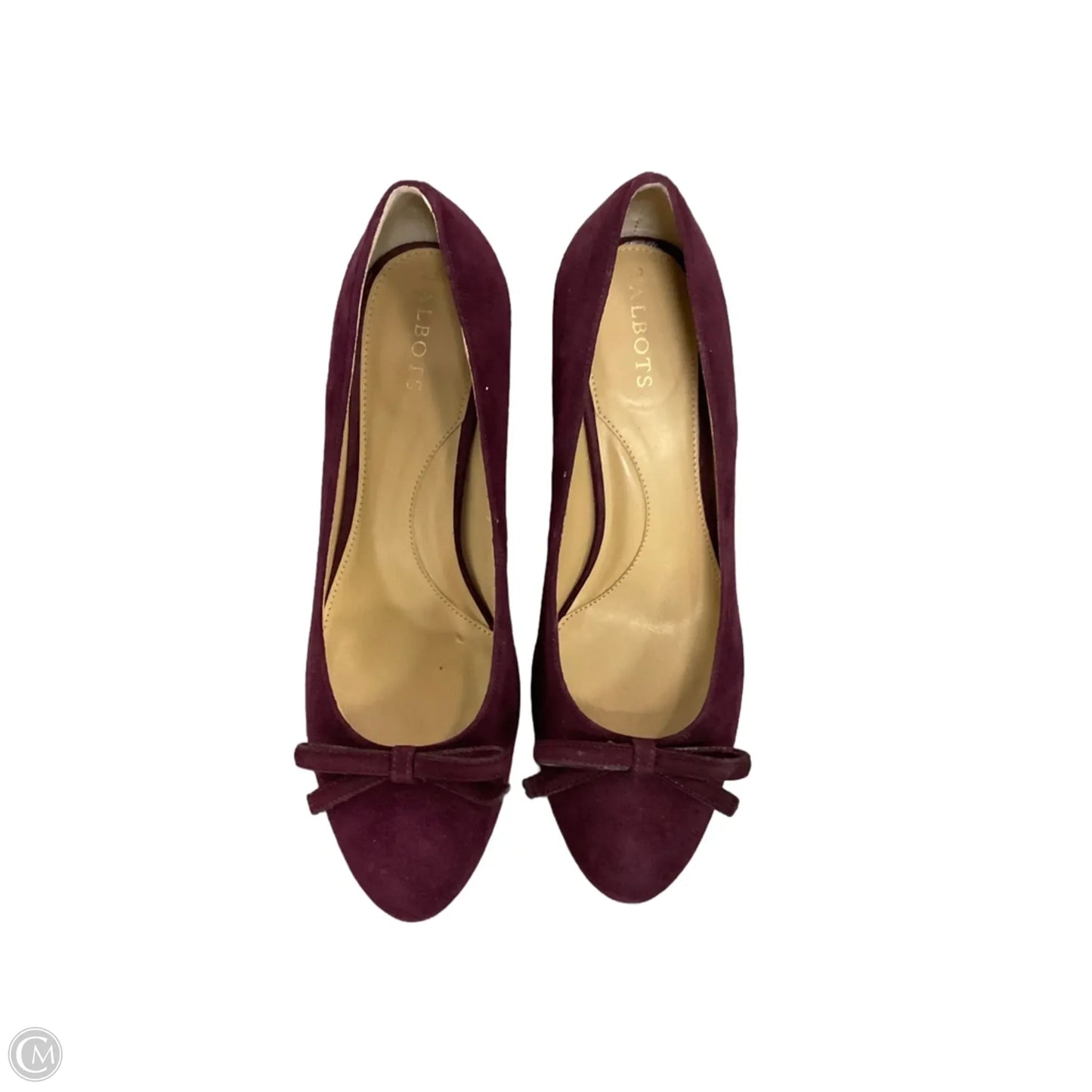 Shoes Heels Block By Talbots In Purple, Size: 8