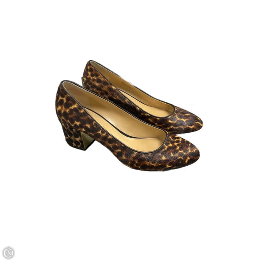 Shoes Heels Block By Talbots In Leopard Print, Size: 8.5