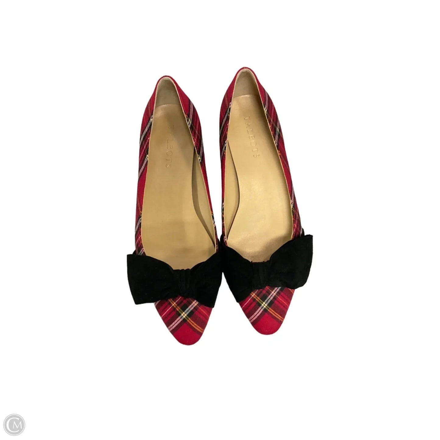Shoes Flats By Talbots In Plaid Pattern, Size: 8