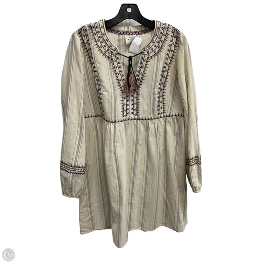 Dress Casual Midi By Knox Rose In Striped Pattern, Size: M