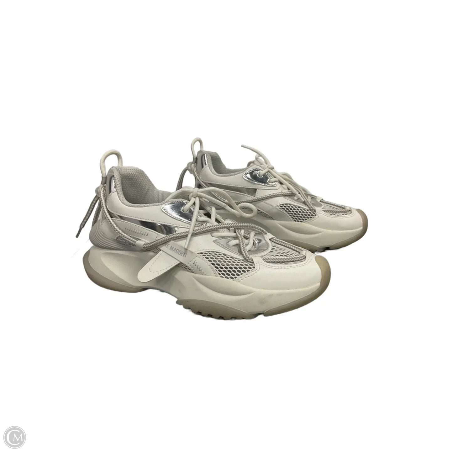 Shoes Sneakers By Steve Madden In White, Size: 9.5