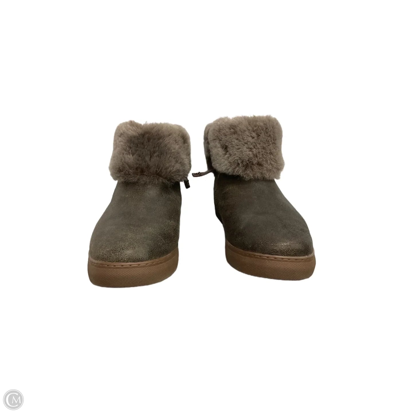 Boots Ankle Flats By Cmb In Brown, Size: 7.5