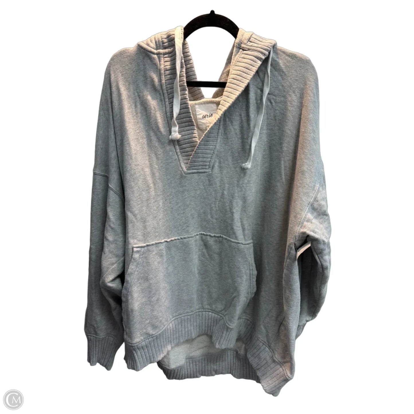 Sweatshirt Hoodie By Aerie In Grey, Size: Xl
