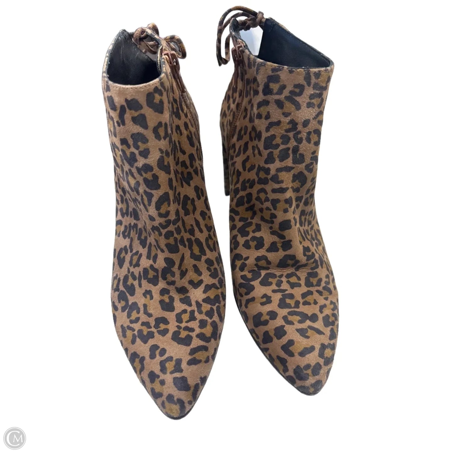 Boots Designer By Stuart Weitzman In Leopard Print, Size: 7.5