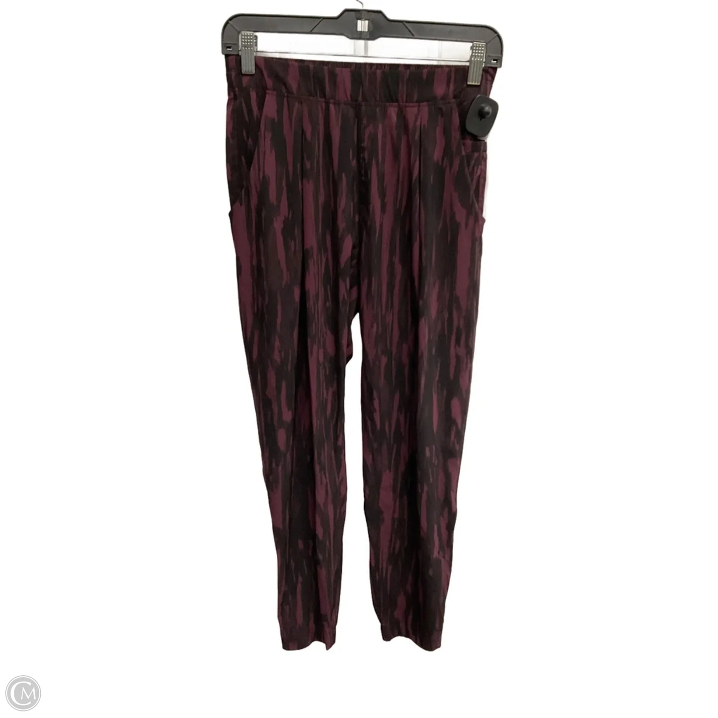 Athletic Pants By Lululemon In Maroon, Size: S