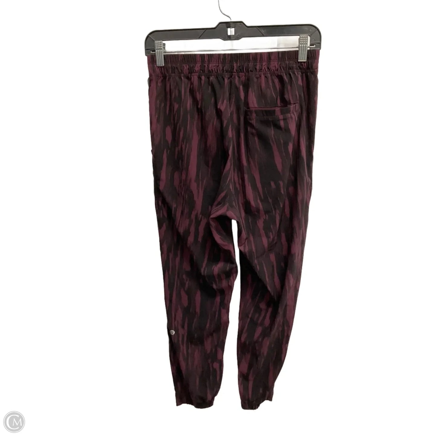 Athletic Pants By Lululemon In Maroon, Size: S