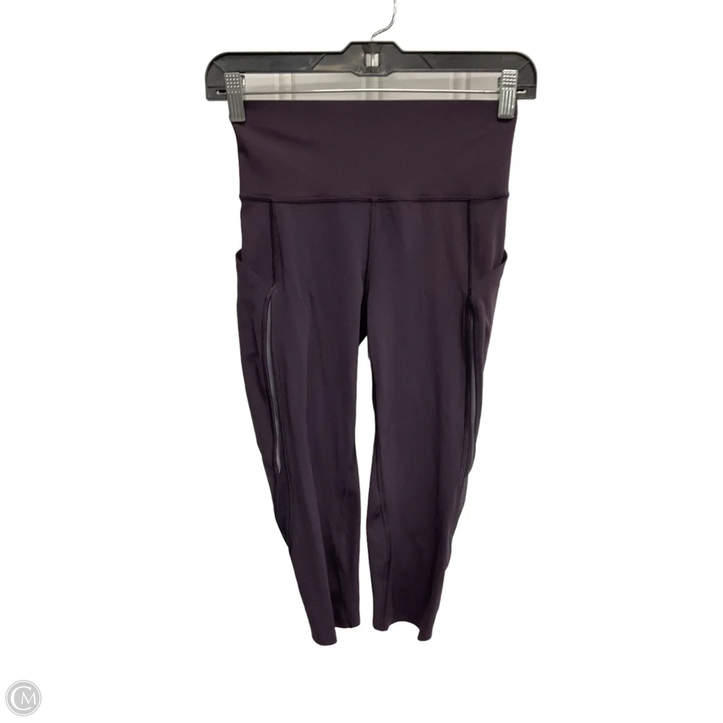 Athletic Capris By Lululemon In Purple, Size: S