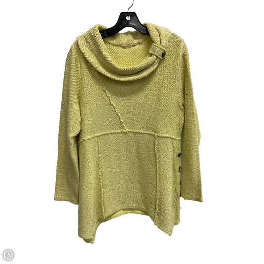 Sweater By Soft Surroundings In Yellow, Size: L