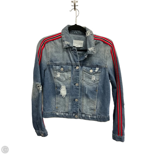 Jacket Denim By Clothes Mentor In Blue Denim, Size: S