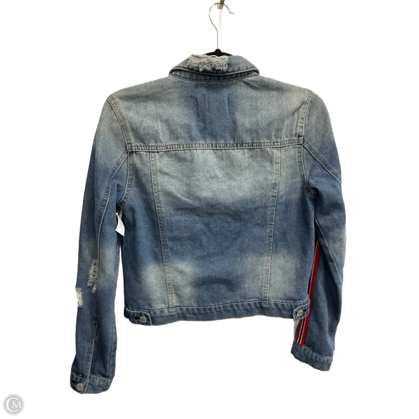 Jacket Denim By Clothes Mentor In Blue Denim, Size: S