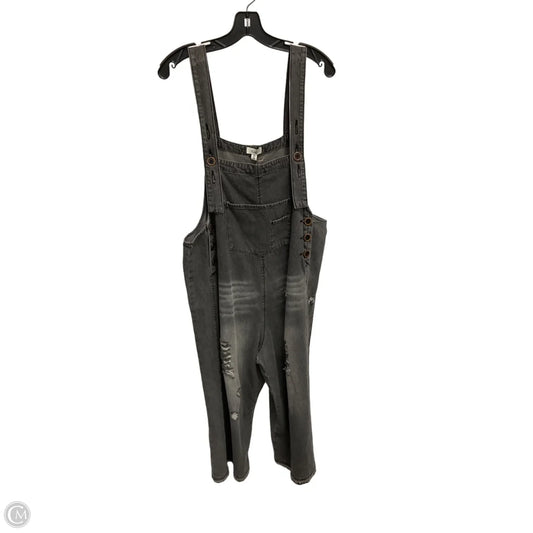 Overalls By Easel In Black Denim, Size: M