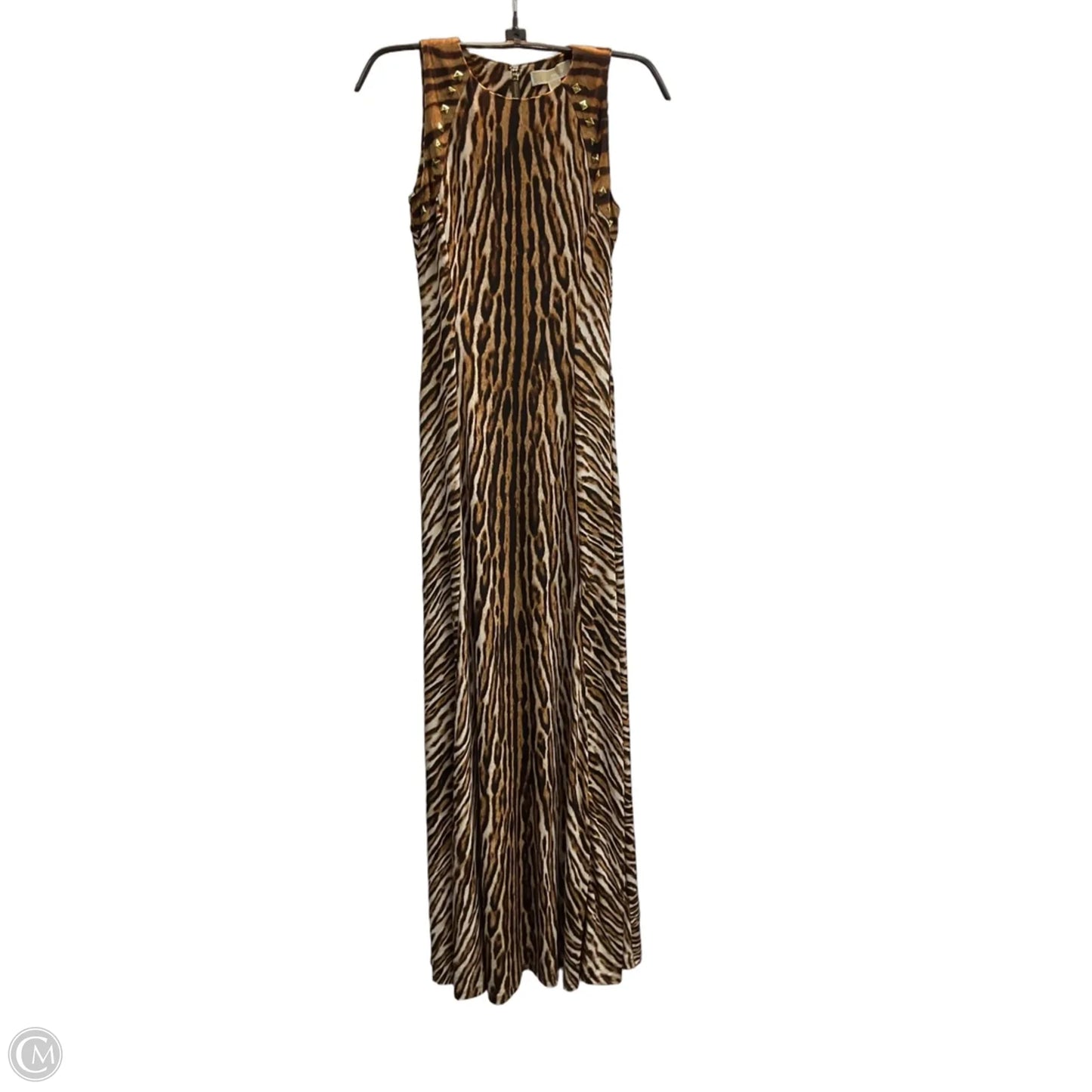 Dress Party Long By Michael By Michael Kors In Leopard Print, Size: Xs