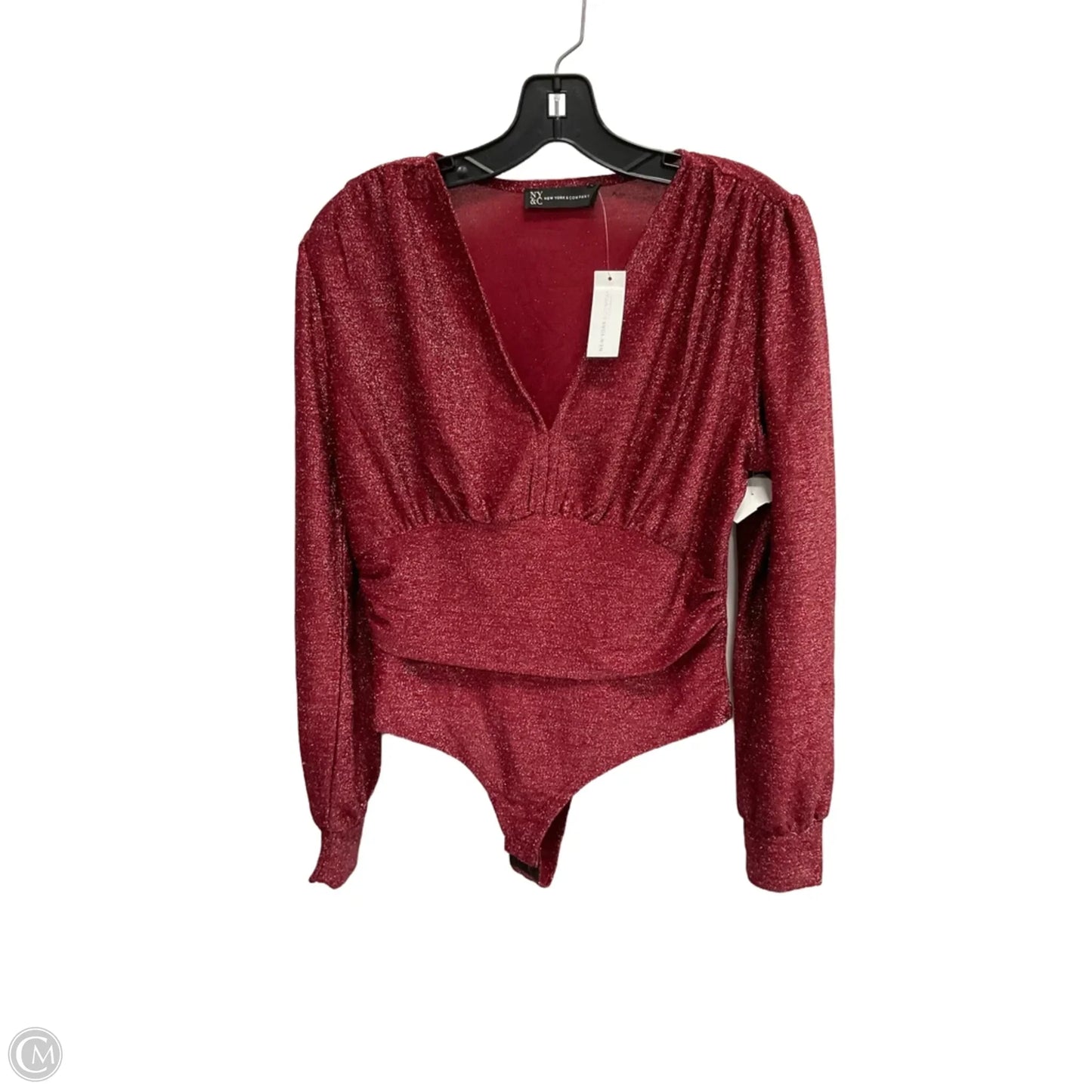Bodysuit By New York And Co In Red, Size: M
