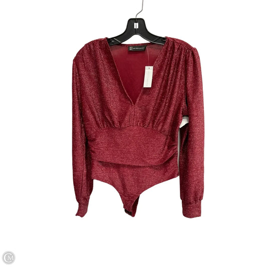 Bodysuit By New York And Co In Red, Size: M