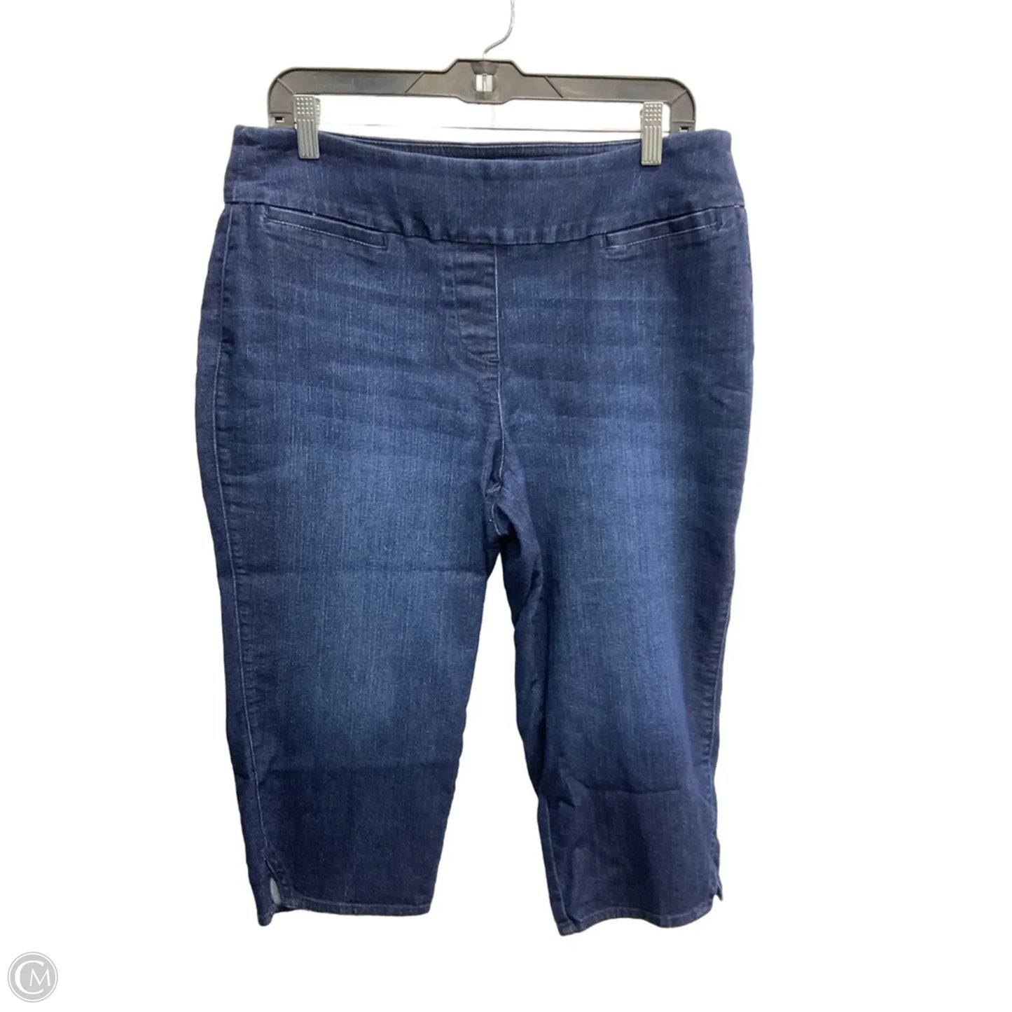 Capris By West Bound In Blue Denim, Size: 14p