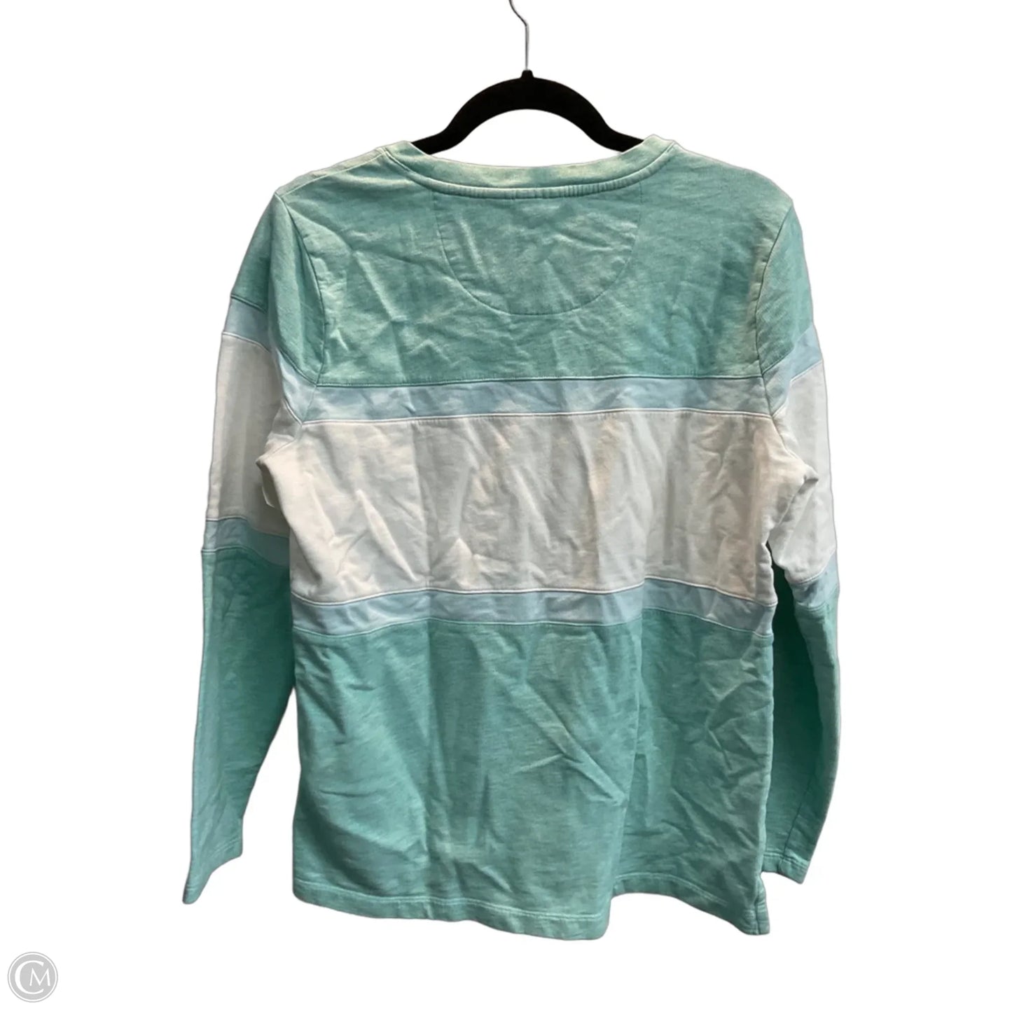 Top Long Sleeve By L.l. Bean In Aqua, Size: M