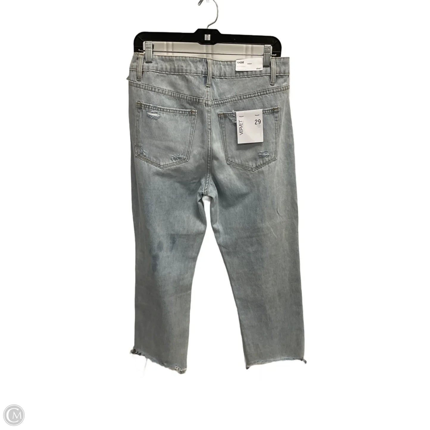 Jeans Straight By Vervet In Blue Denim, Size: 8