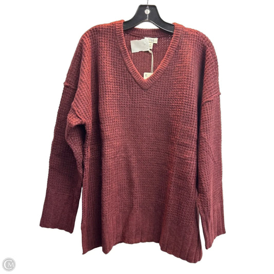 Sweater By Ana In Maroon, Size: Xl