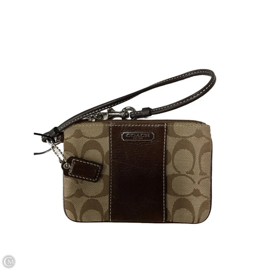 Wristlet Designer By Coach, Size: Small