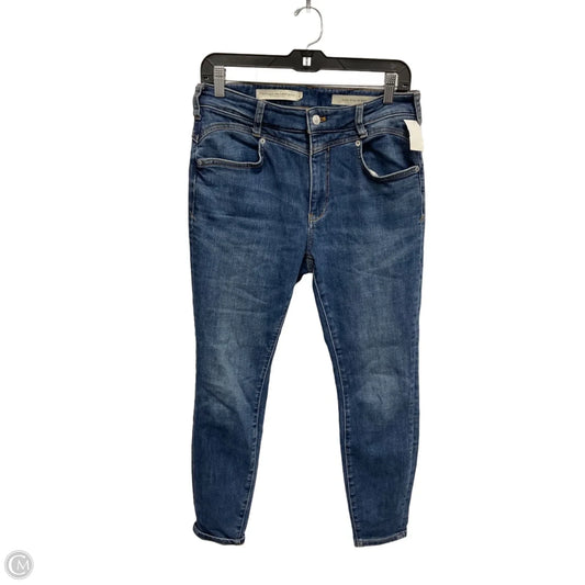 Jeans Skinny By Pilcro In Blue Denim, Size: 10