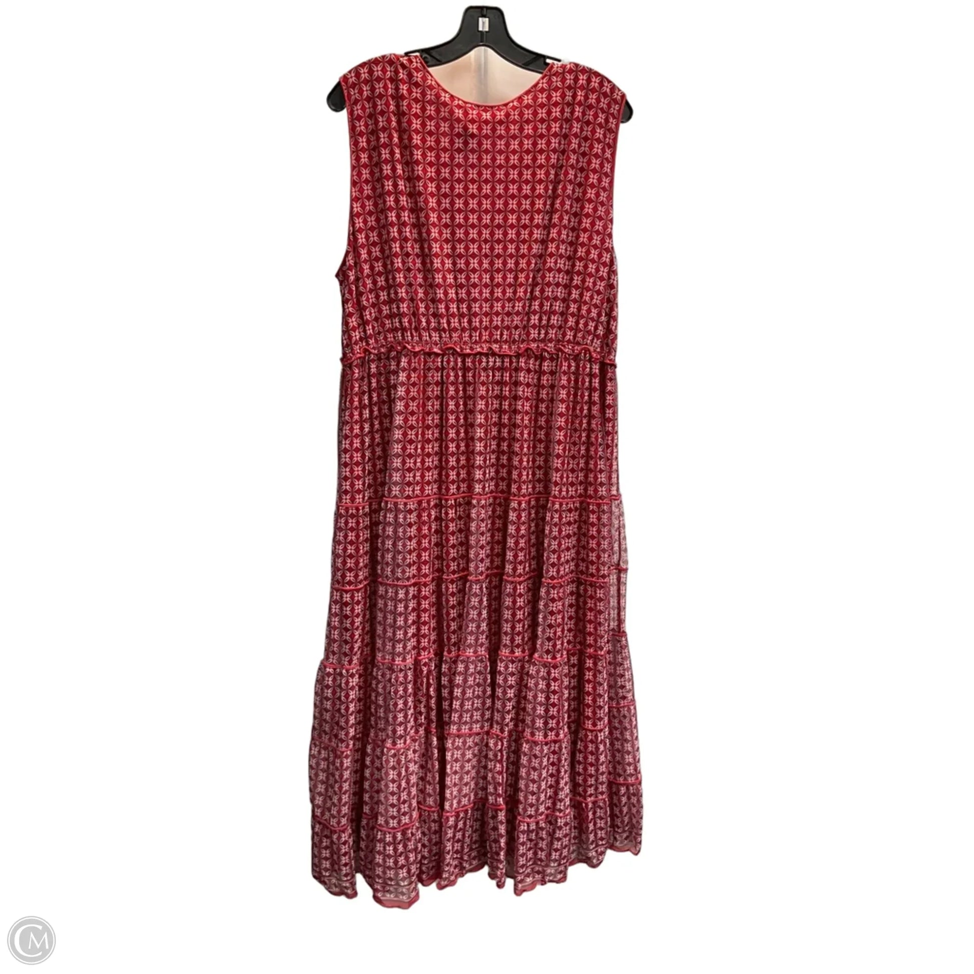 Dress Party Midi By Max Studio In Red, Size: 2x