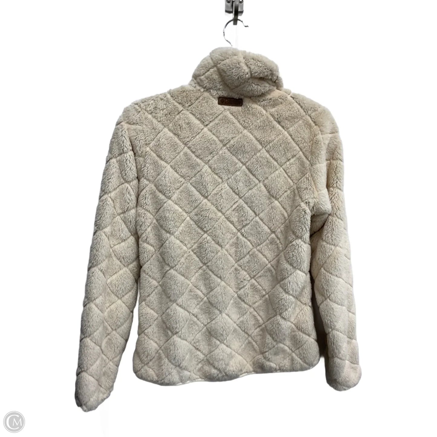 Jacket Fleece By Columbia In Cream, Size: S