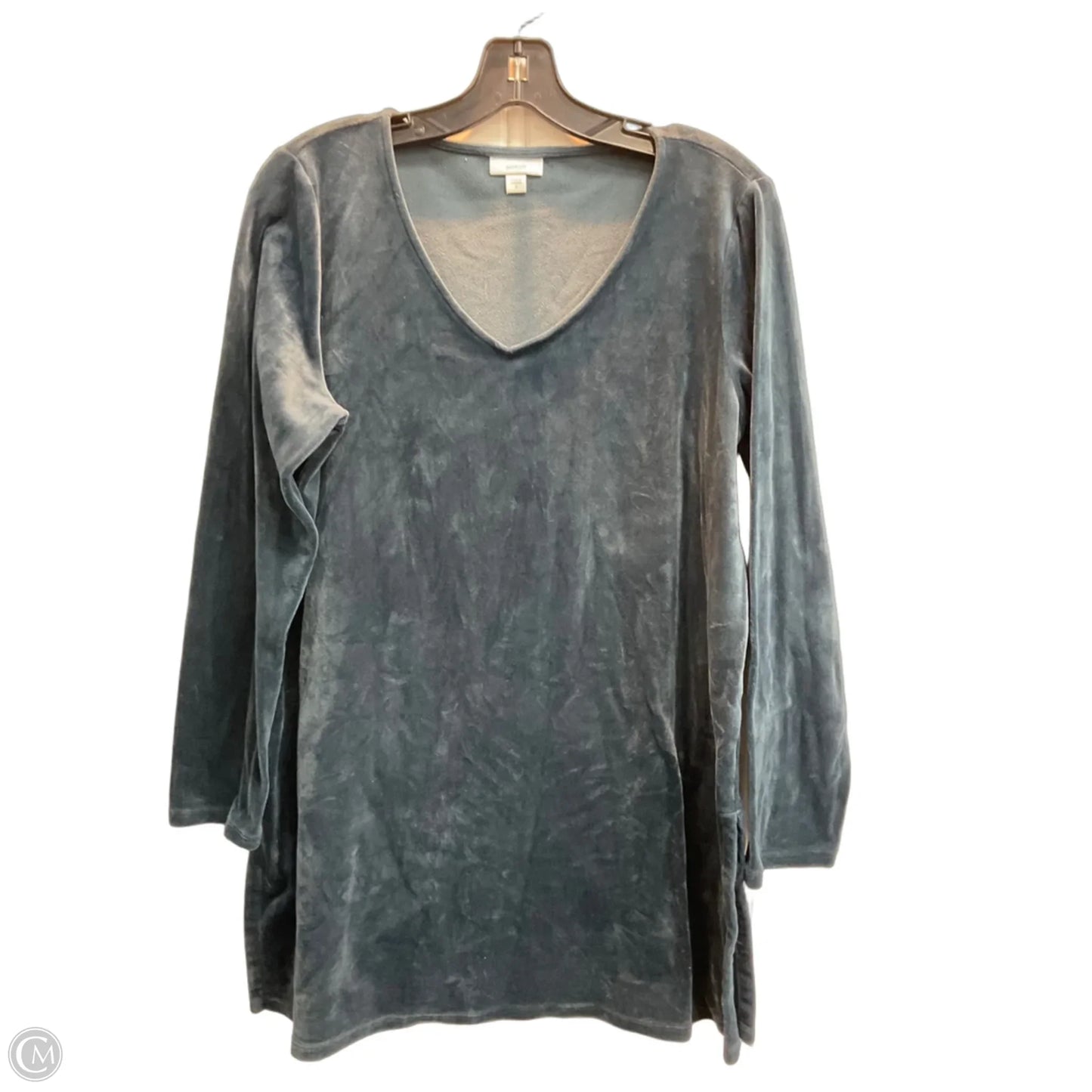 Top Long Sleeve By Pure Jill In Blue, Size: M