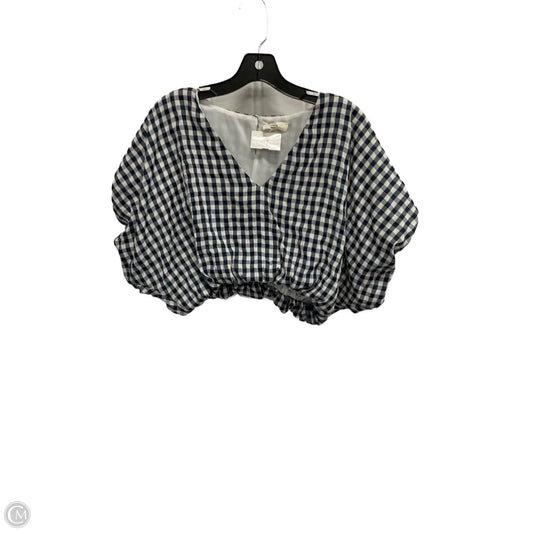 Top Sleeveless By Entro In Checkered Pattern, Size: M