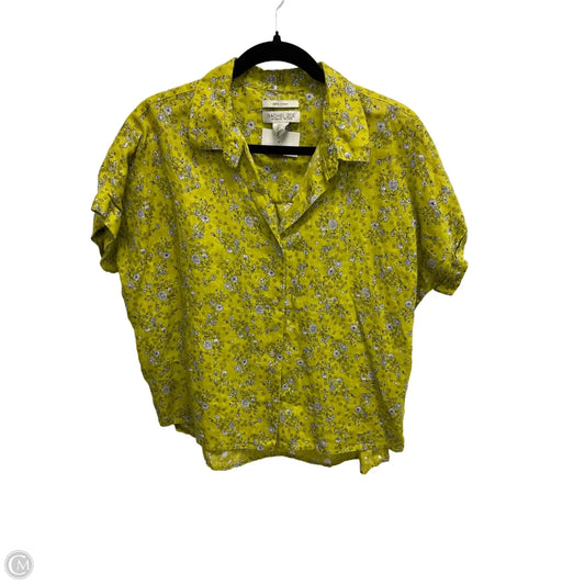 Top Short Sleeve By Rachel Zoe In Floral Print, Size: S