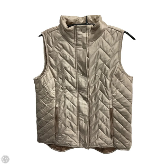 Vest Puffer & Quilted By Talbots In Rose Gold, Size: Sp
