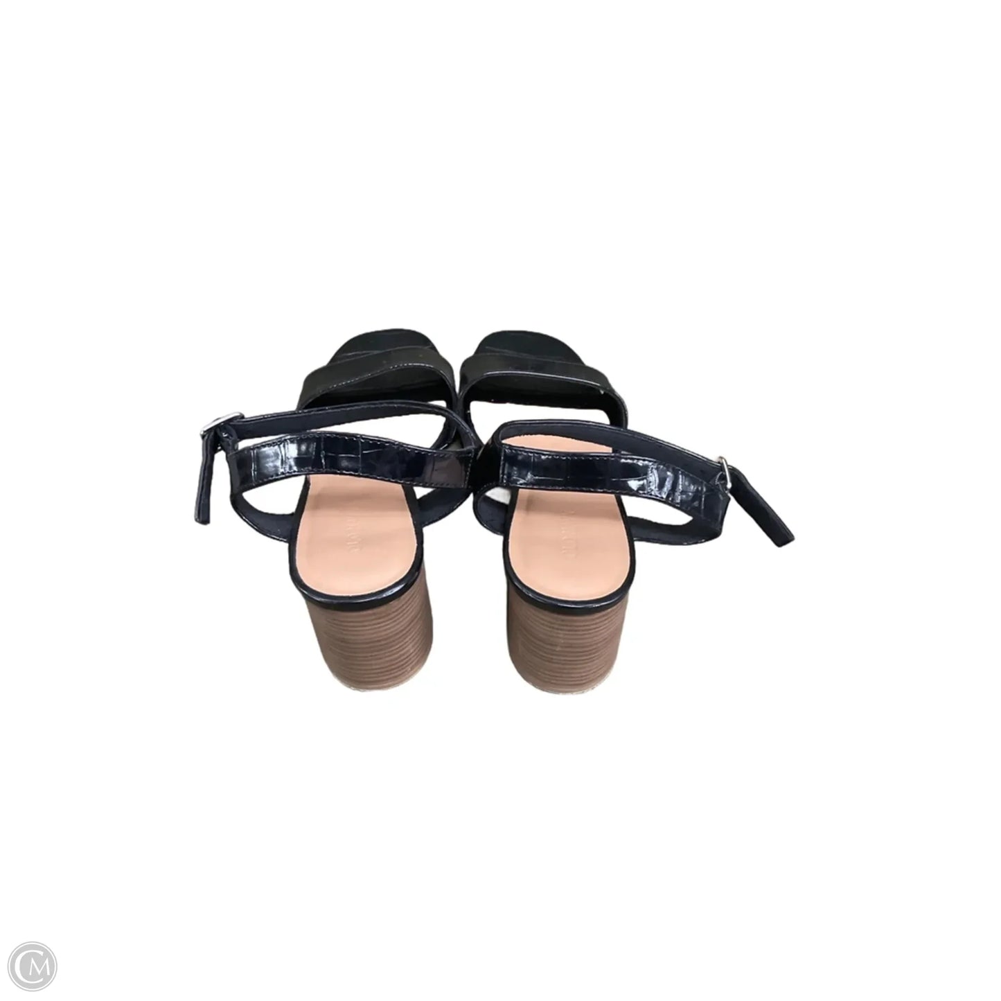Sandals Heels Block By Old Navy In Black, Size: 10
