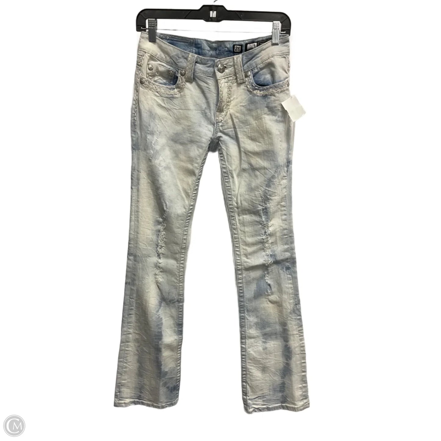 Jeans Skinny By Miss Me In Blue Denim, Size: 4