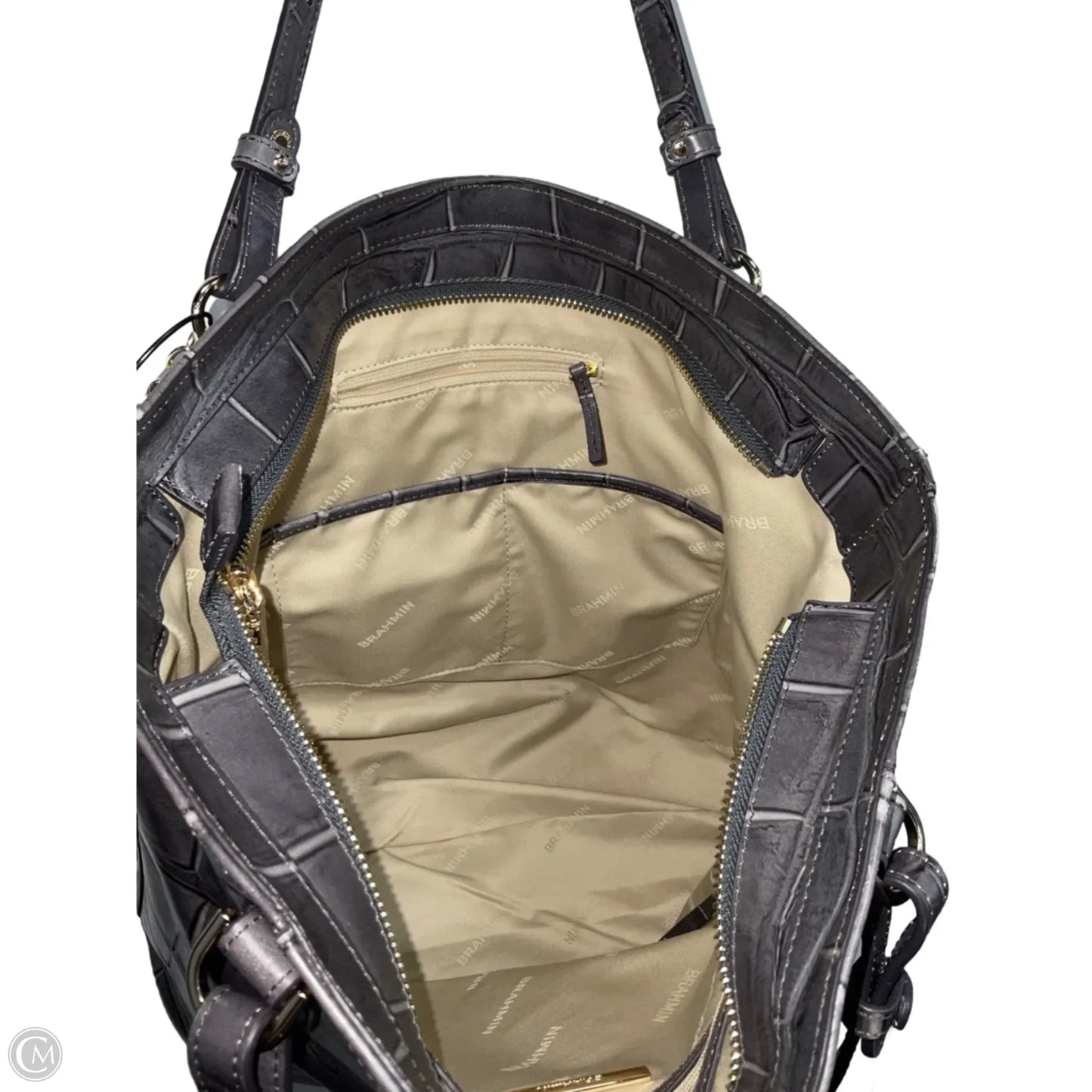 Tote Designer By Brahmin, Size: Large