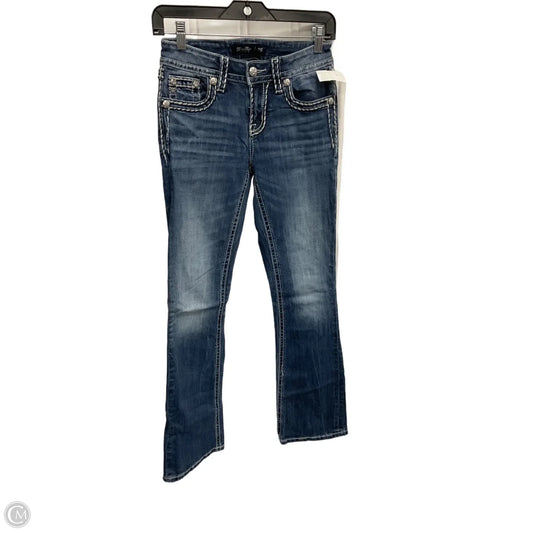 Jeans Boot Cut By Miss Me In Blue Denim, Size: 0