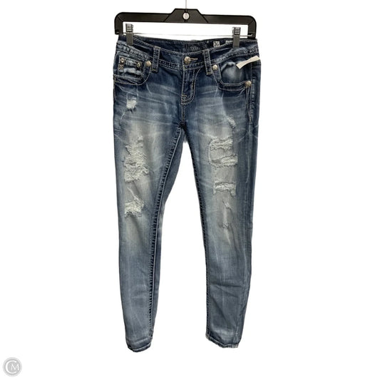 Jeans Skinny By Miss Me In Blue Denim, Size: 2