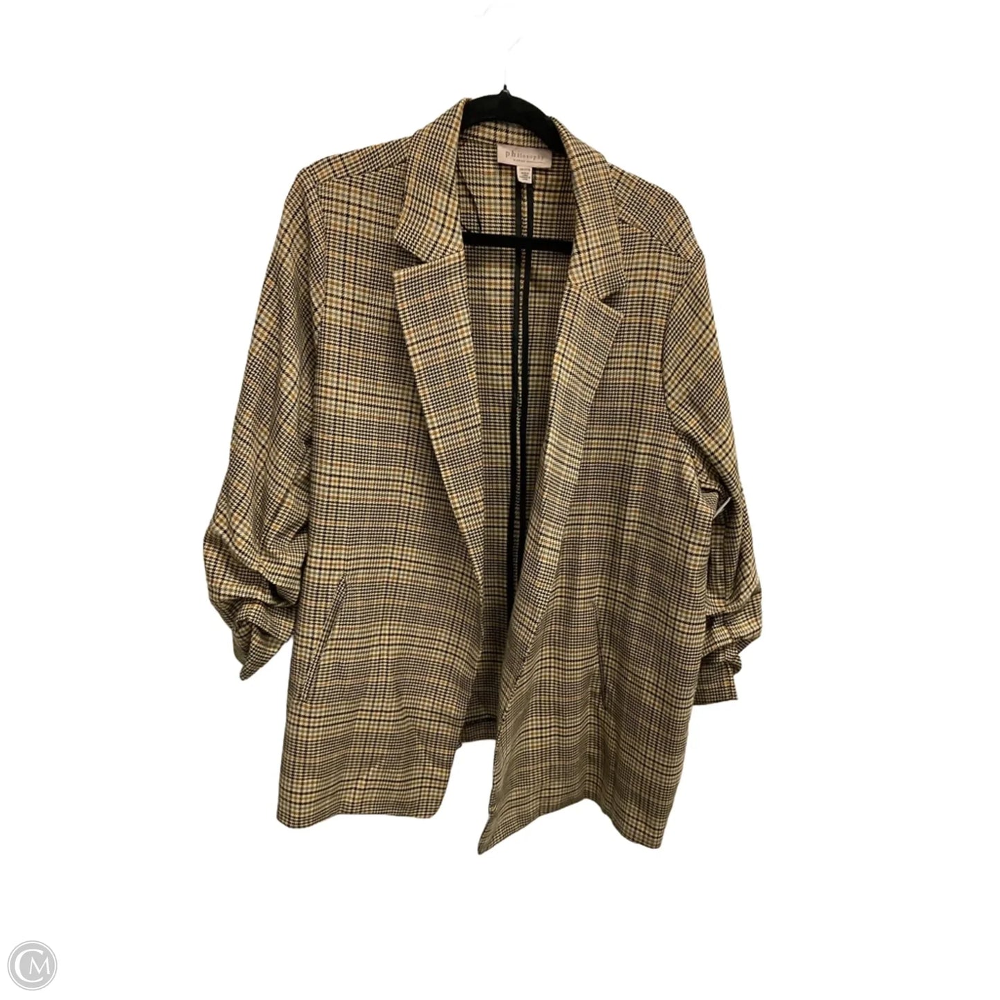 Blazer By Philosophy In Brown, Size: 3x