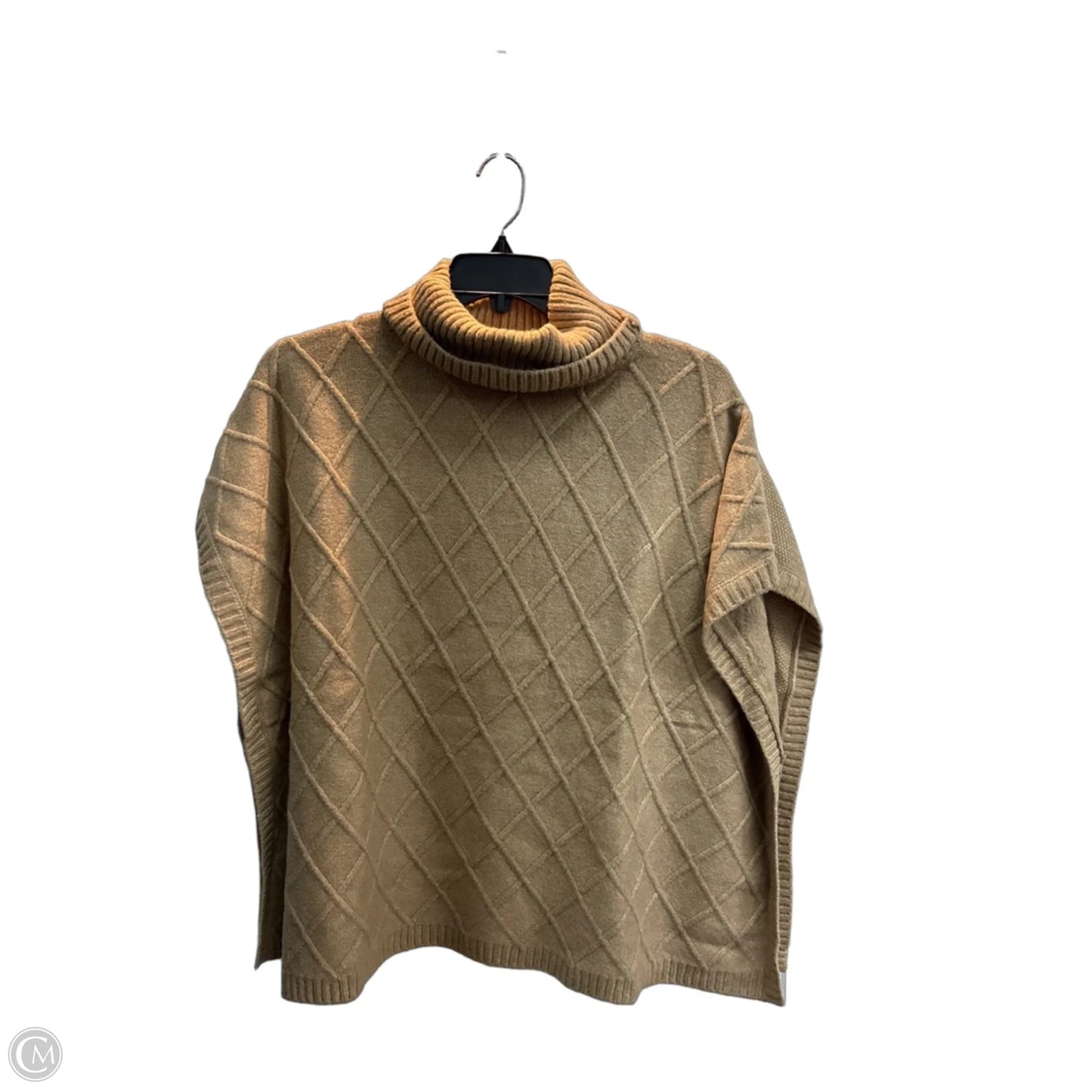 Poncho By Loft In Tan, Size: S