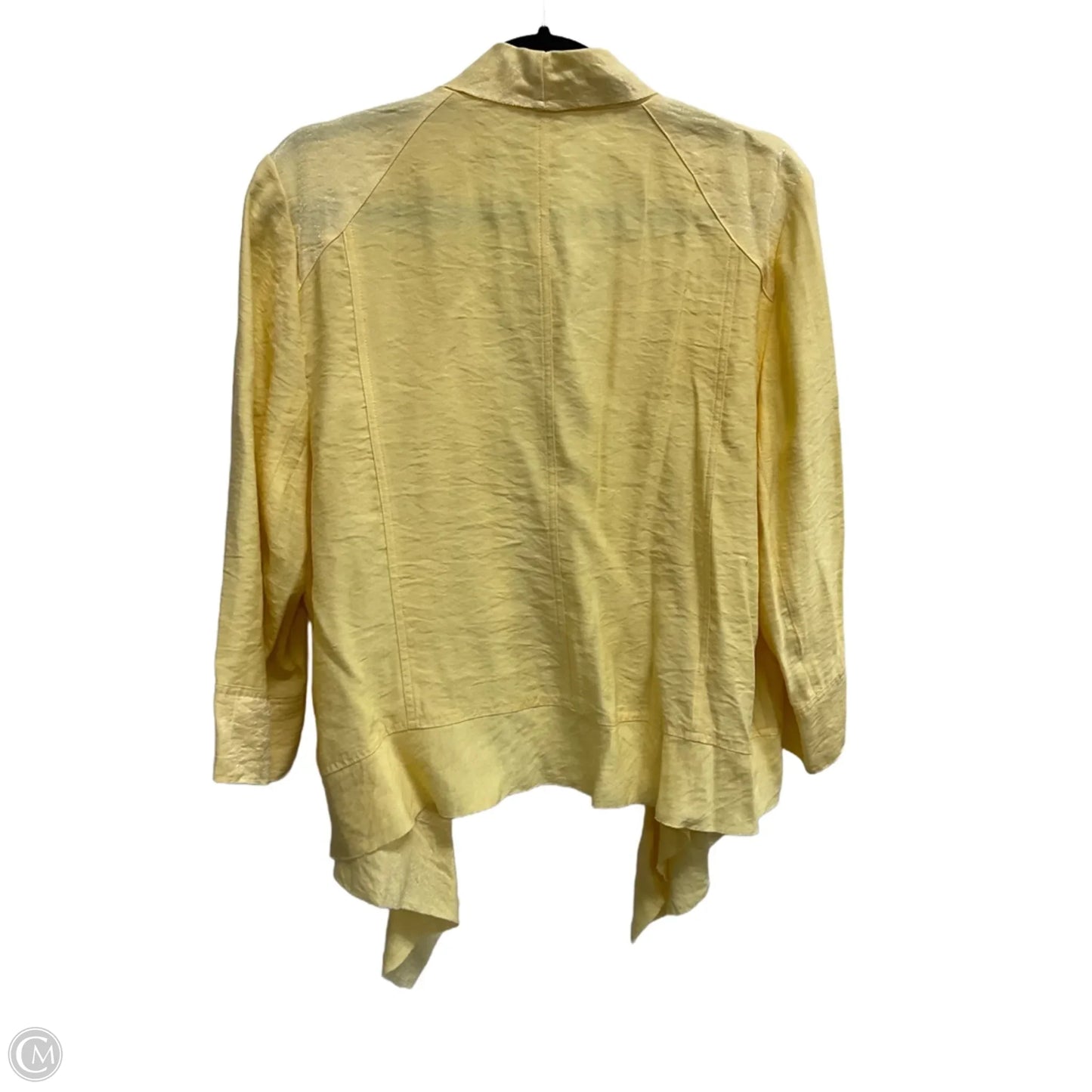 Shawl By Chicos In Yellow, Size: Xl