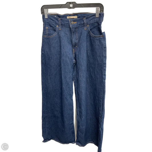 Jeans Wide Leg By Levis In Blue Denim, Size: 2